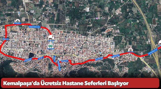 Kemalpaşa’da Ücretsiz Hastane Seferleri Başlıyor