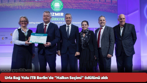 Urla Bağ Yolu ITB Berlin’de “Halkın Seçimi” ödülünü aldı